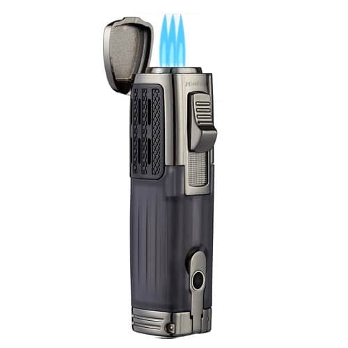 tomolo-triple-cigar-lighter-with-punch-feat-img-open-lid-top-torch-lighters