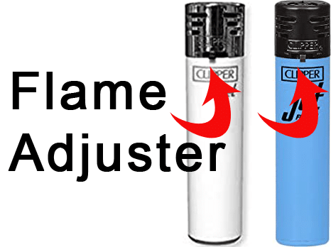 Clipper Jet lighter CRYSTAL 5 💥 flame adjustment