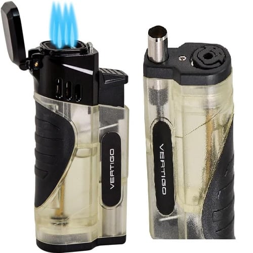 Vertigo Stinger quad torch lighter with punch cutter